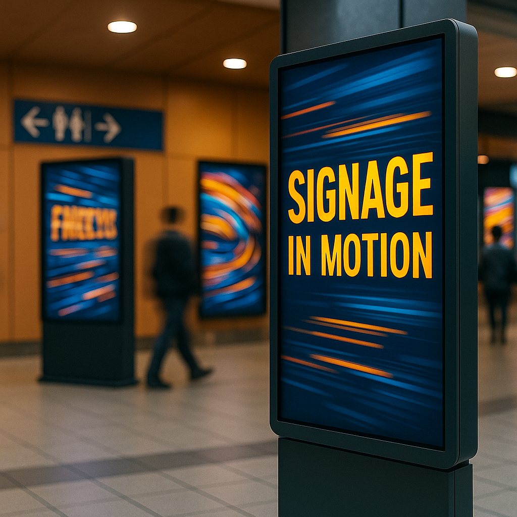 Signage in Motion: Why Static Signs Don’t Work Anymore | Scope Events