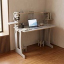 Bina Formica Wooden Desk 120 Cm – Grey Plywood - Gallery 1