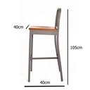 Yildiz Premium Aluminum Bar Stool - Gallery 3