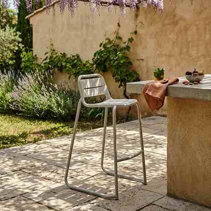 Bar Stool Barcelona Outdoor Aluminum - Gallery 6