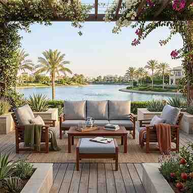 Outback Outdoor Set - Gray Cushions - Gallery 1