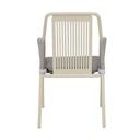 Polar Chair with Luxurious Upholstery – Off-White - Gallery 3
