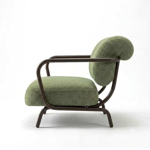 Expo Lounge Armchair 82 cm – Powder-Coated Aluminum - Gallery 2