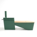 Segments Outdoor Bench 120 cm – Aluminum & Iroko Wood - Gallery 1