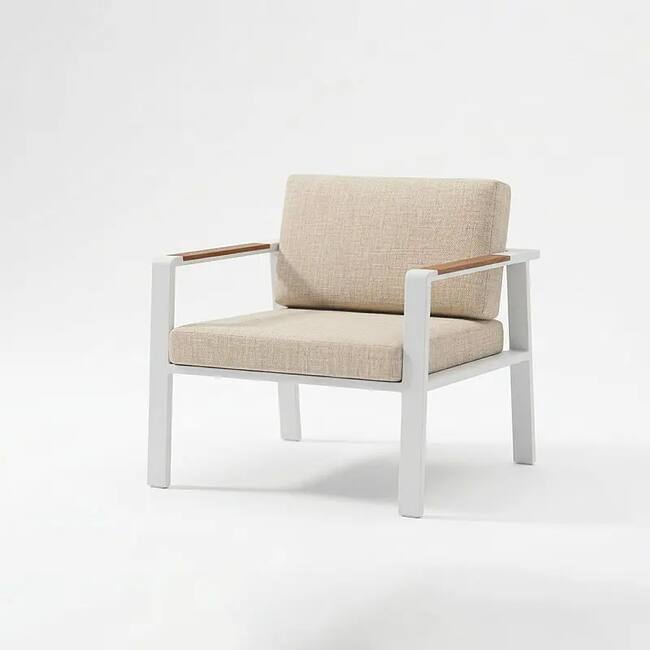 Lenco Outdoor Set The Elegance of Aluminum and the Charm of Dark Wood - Gallery 3