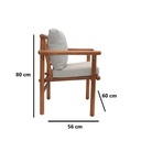 Emilia Iroko Armchair - Gallery 5