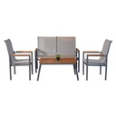 Constania Grey Outdoor Furniture Set - Gallery 2