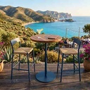Haven Bar Table | Modern Elegance & Outdoor Durability - Gallery 1