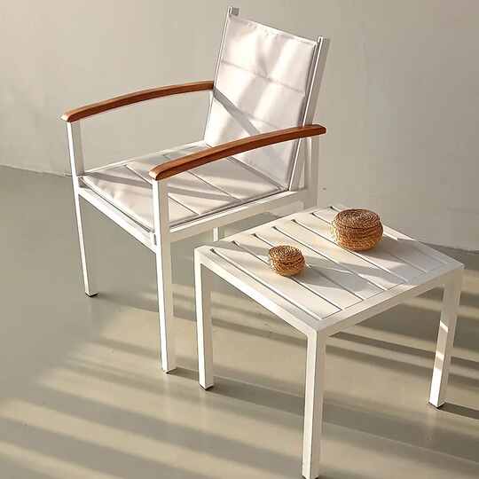 Chili Outdoor ArmChair- White - Gallery 1