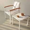 Chili Outdoor ArmChair- White - Gallery 1