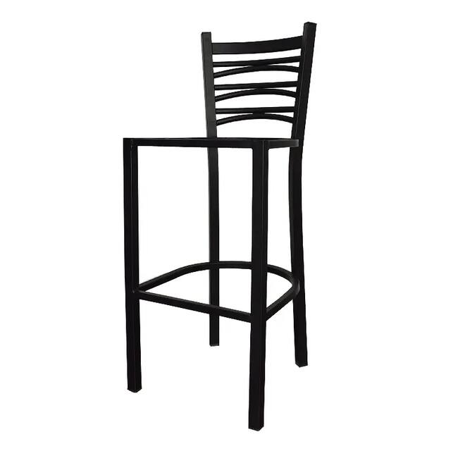 Metal Bar Stool Frame - Black - Gallery 1