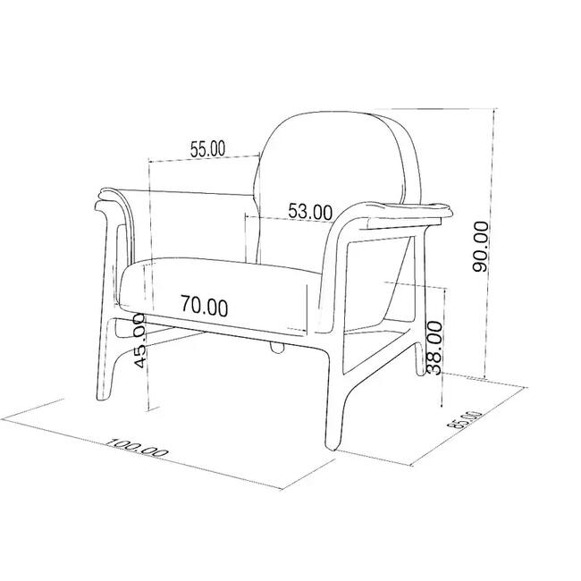 Cascade Lounge Armchair - Gallery 6