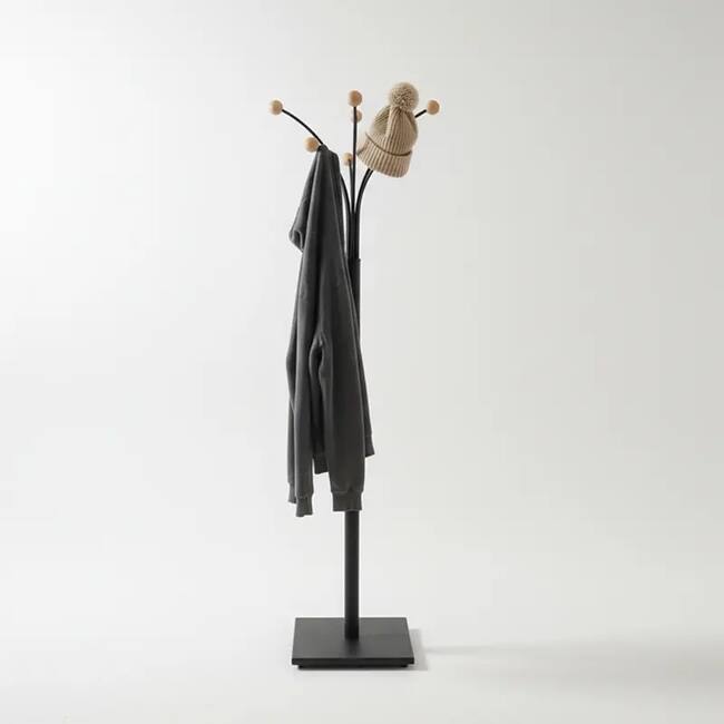 Modern Clothes Hanger (8 Hooks) – Elegance in Organization- Black - Gallery 2