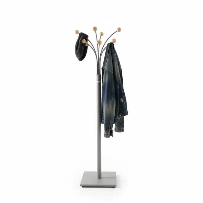 Modern Clothes Hanger (8 Hooks) – Elegance in Organization- Gray - Gallery 2
