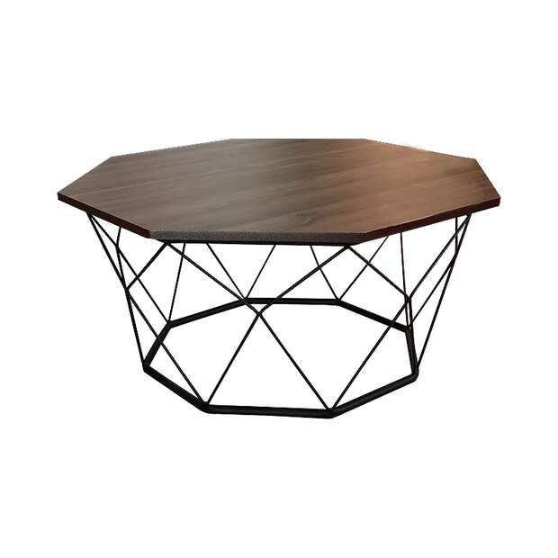 Omega Hexagonal Coffee Table – Industrial Strength & Modern Craftsmanship - Gallery 1