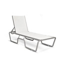 Rumple Modern Aluminum SUN LOUNGER - Gray - Gallery 1