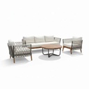 Torino Outdoor Set - Rope Grey - Gallery 6