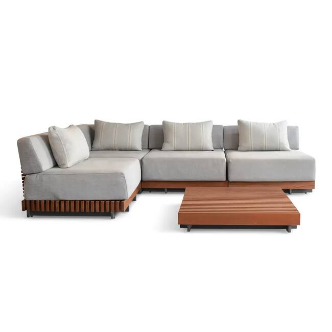 Kaikoz Corner Sofa - The Luxury of Mughan Wood - Gallery 2