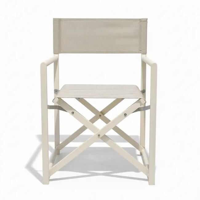Director's Chair - Modern Design in Off-White and Beige - Gallery 2