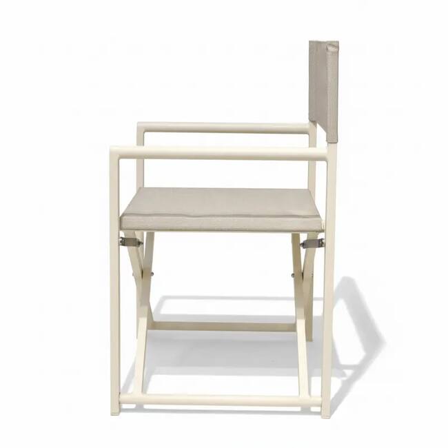Director's Chair - Modern Design in Off-White and Beige - Gallery 3