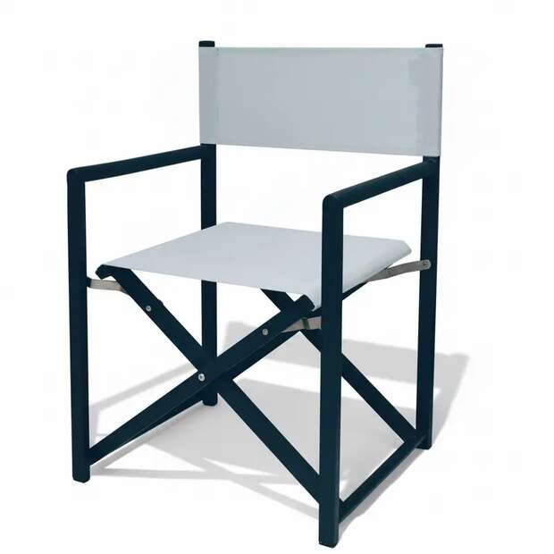 Director's Chair - Modern Design in Petrol Mash Light Blue - Gallery 1