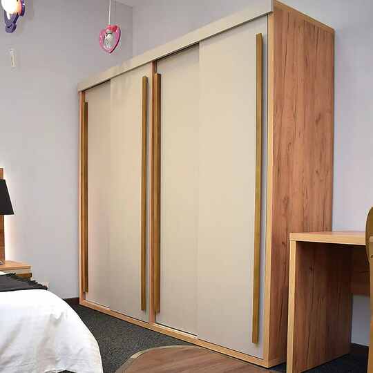 UNNI BEDROOM-MDF-NATURAL WOOD X BEIGE - Gallery 2