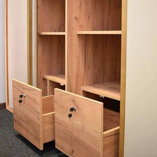 UNNI BEDROOM-MDF-NATURAL WOOD X BEIGE - Gallery 4
