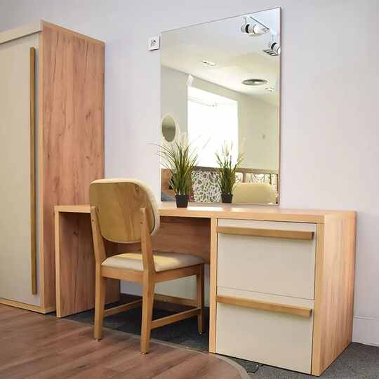 UNNI BEDROOM-MDF-NATURAL WOOD X BEIGE - Gallery 6