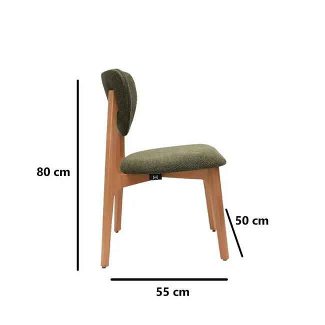 Ronnie green dining chair - Gallery 2