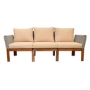 Brendiana - Outdoor Sofa Set Gray X Beige - Gallery 2