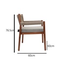 Fabio ARMCHAIR -Pitch Pine wood - Gallery 3