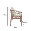 Minecraft ARMCHAIR - Pitch Pine wood - Gallery 2