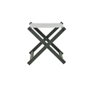 RENO outdoor Folding stool, Petrol Blue - Gallery 1