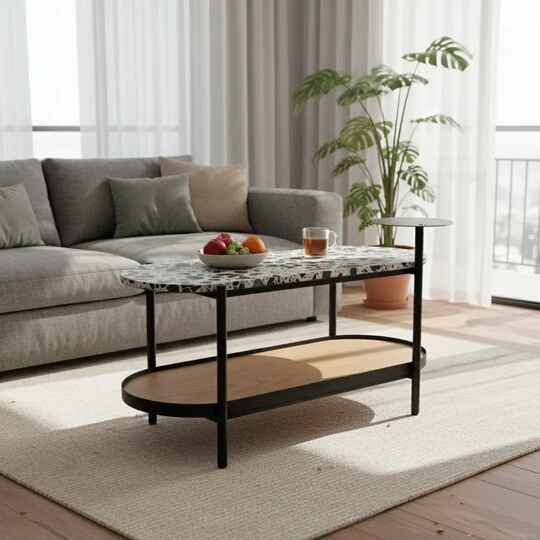 Tiara Iron x Terrazzo Coffee Table - Gallery 4