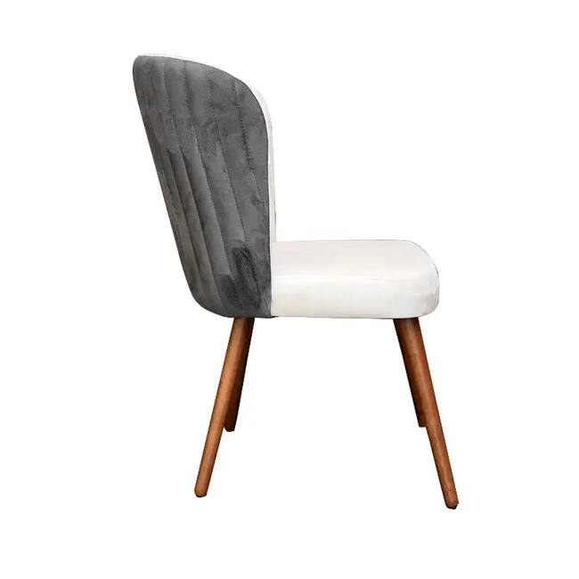 Derby dining chair- Gray x beige - Gallery 1