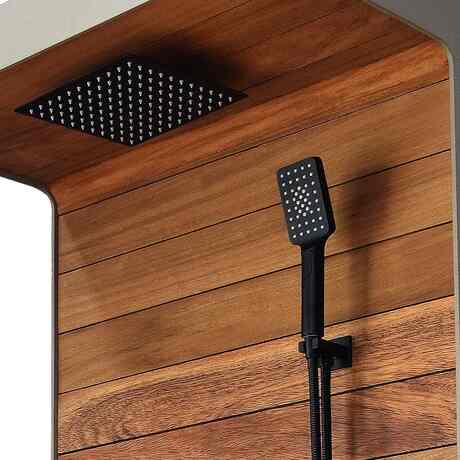 Outdoor aluminum shower, Beige - Gallery 3