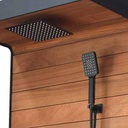 Outdoor aluminum shower, Black - Gallery 2