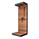 Outdoor aluminum shower, Black - Gallery 3