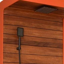 Outdoor aluminum Shower, Orange - Gallery 2