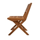 Flip Foldable chair -Iroko wood - Gallery 2