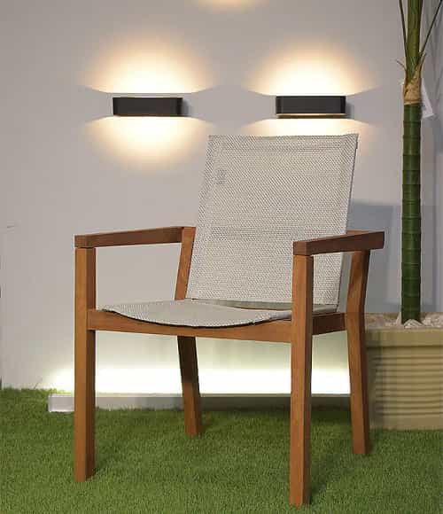 Outdoor Forbin Dining Chair, Beige - Gallery 1