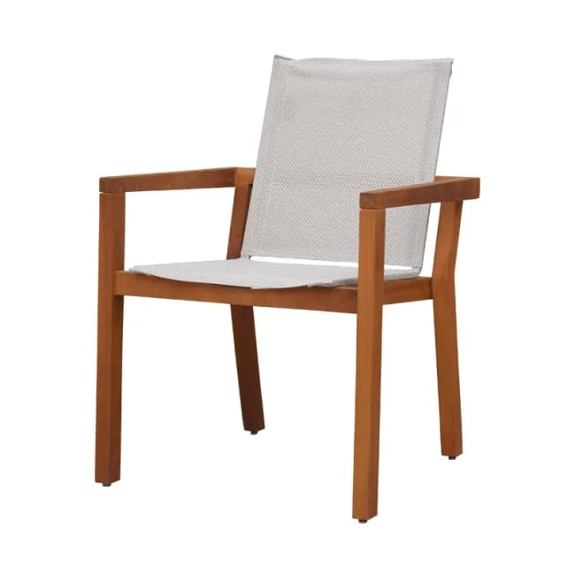 Outdoor Forbin Dining Chair, Beige - Gallery 2