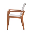 Outdoor Forbin Dining Chair, Beige - Gallery 3