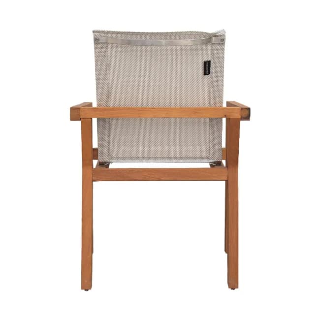 Outdoor Forbin Dining Chair, Beige - Gallery 4