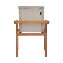 Outdoor Forbin Dining Chair, Beige - Gallery 4