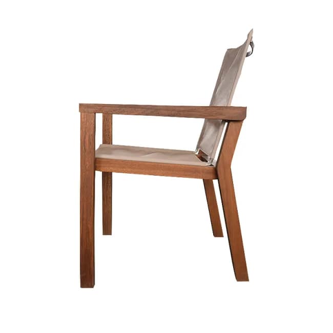 Outdoor Forbin Dining Chair Dark Beige - Gallery 2