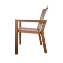 Outdoor Forbin Dining Chair Dark Beige - Gallery 2