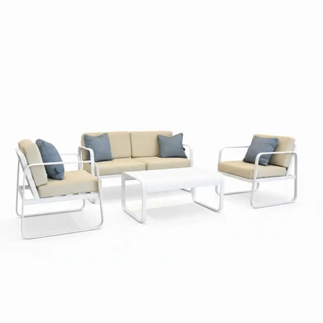 Florida beige living room - White - Gallery 1