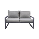 Lava Outdoor Sofa Set, Grey - Gallery 1