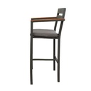 Aluminum Cyprian BarStool, Grey - Gallery 2